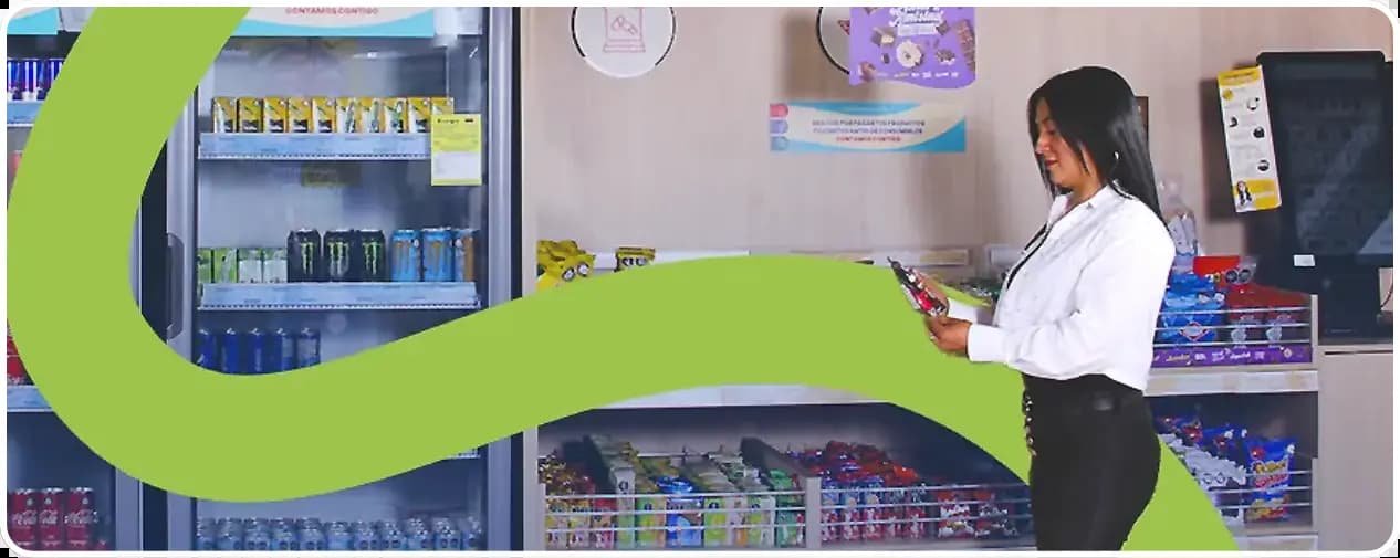 Micromarket Novaventa en la vía